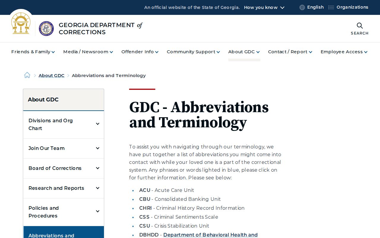 Clayton County projected release date MRD and TPM terminology from GDC